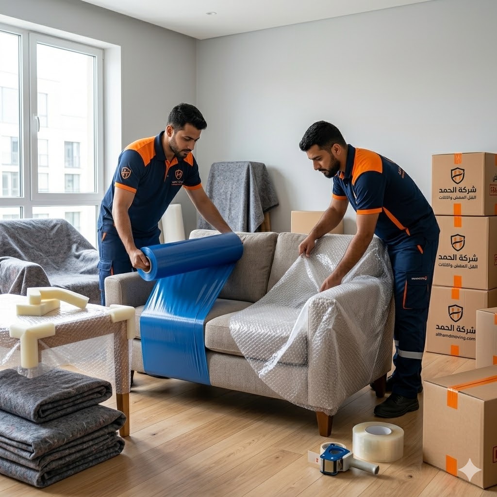 فريق عمل شركة الحمد لنقل العفش